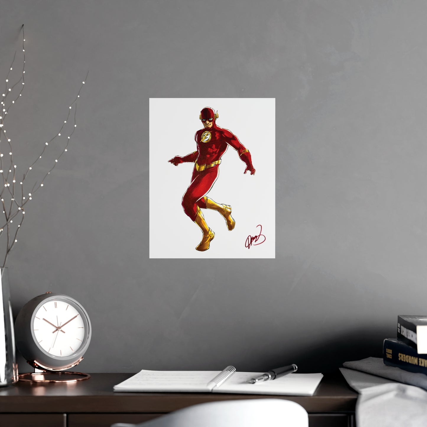 The Flash Colored Poster - By Me