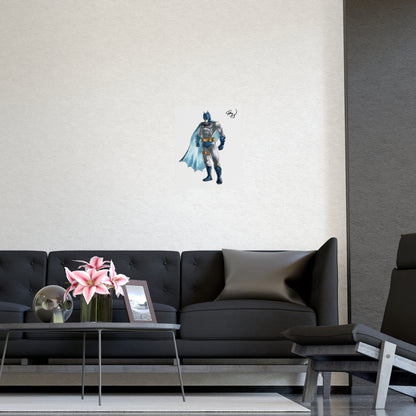 Batman Colored Poster - By Me