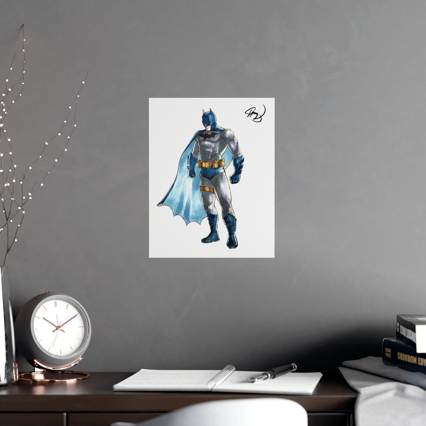 Batman Colored Poster - By Me