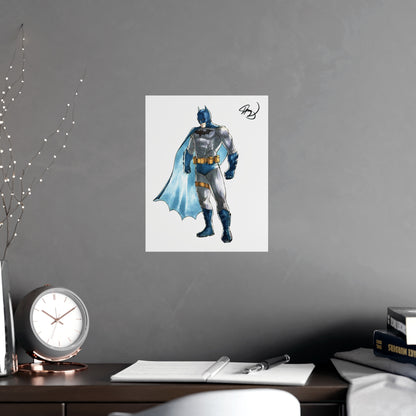 Batman Colored Poster - By Me