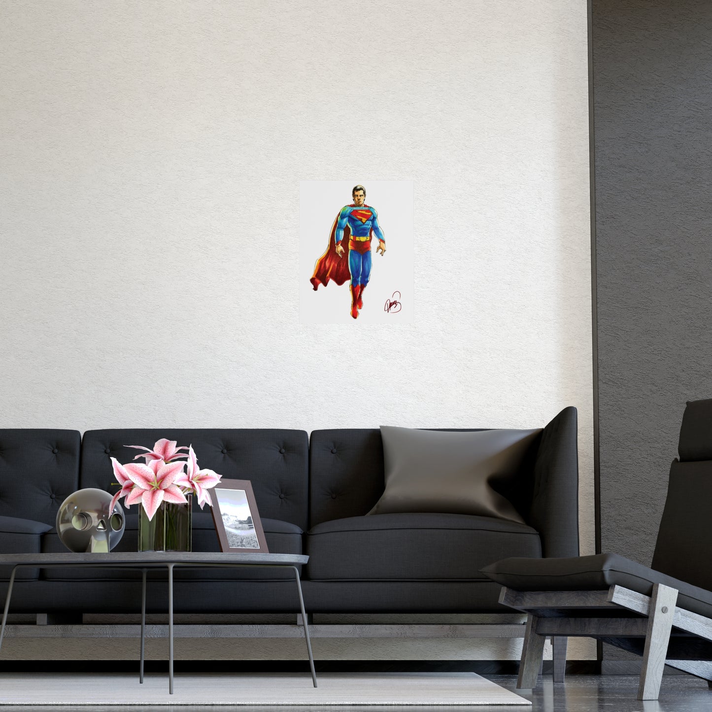 Superman Colored Poster - By Me