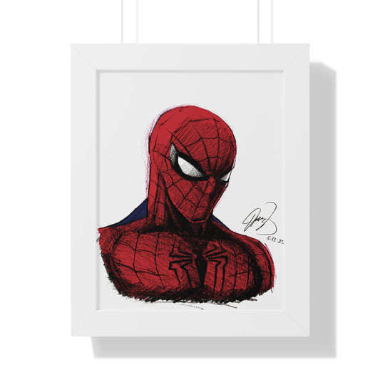 Spider-Man Framed Poster - By Me